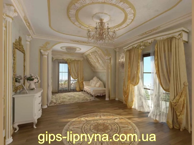 ліпнина з гіпсу, лепка из гипса, гипсовая лепнина